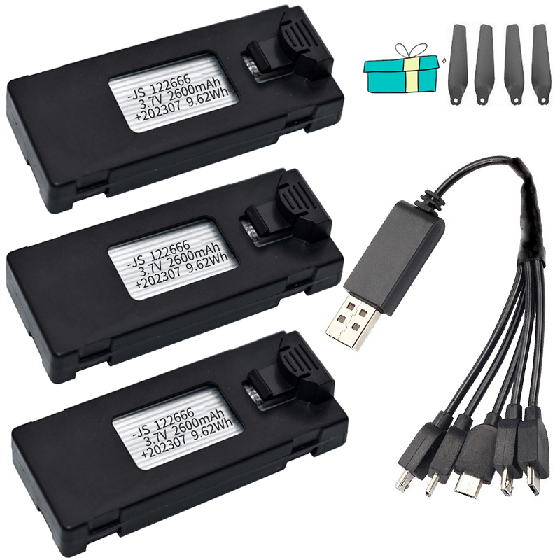 Eachine Drone E58 - 3.7V 2600Mah 드론 배터리 RC 충전기