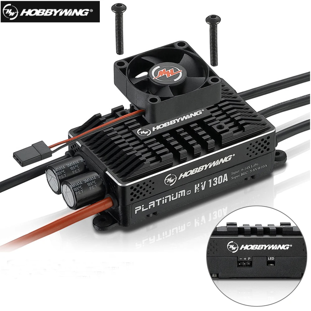 Rc Helicopter Motor - 하비윙 플래티넘 HV 130A SBEC V4