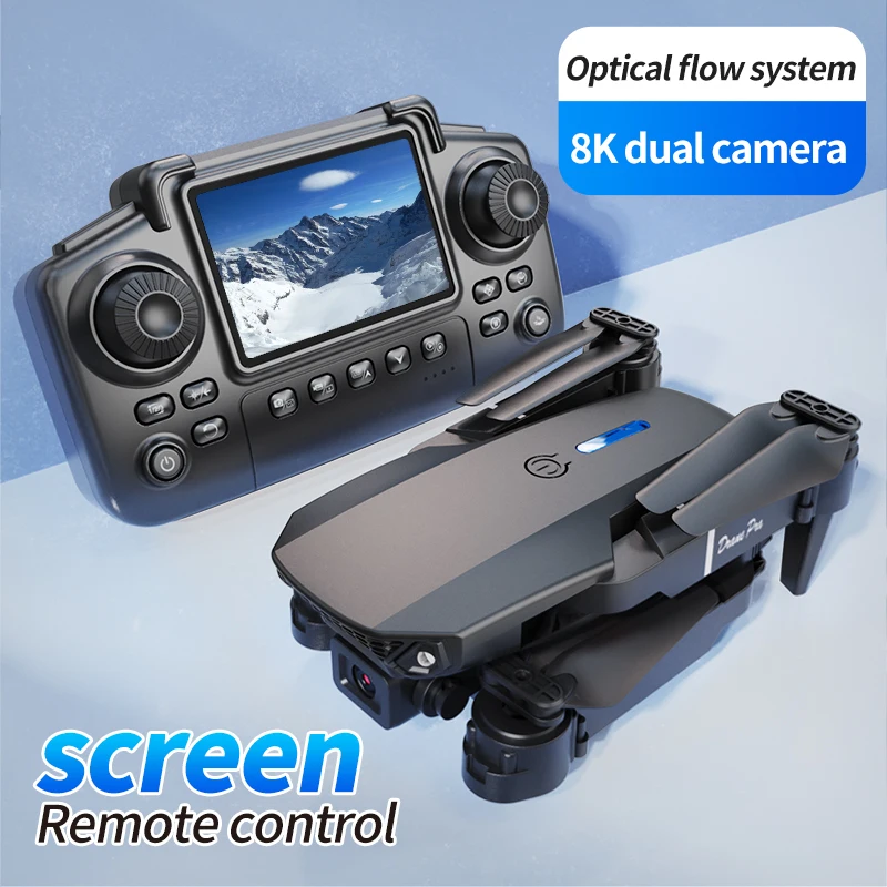 전문가용 E88 PRO 드론, 화면 탑재 8K HD 카 - Rc Helicopter Case 리뷰 및 가격