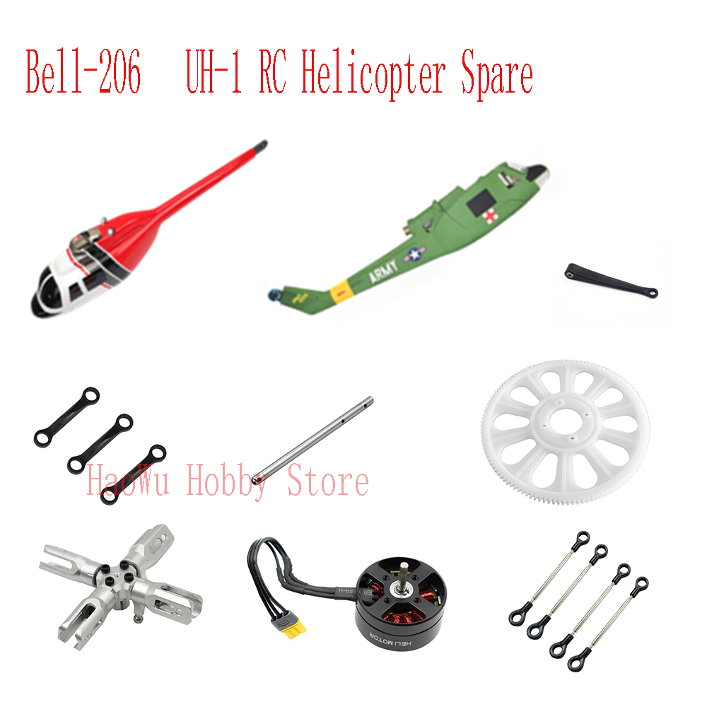 Flywing bell206 UH1 Bell-206 U - Rc Helicopter Coaxial 리뷰 및 가격